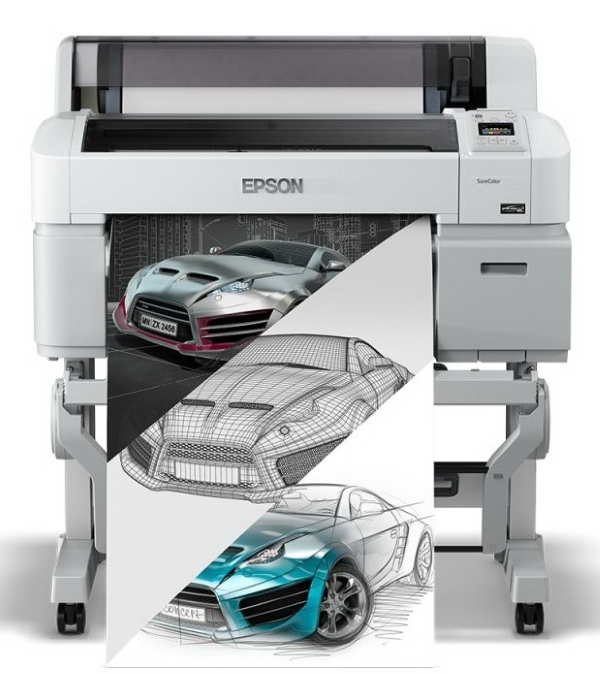 Принтер Epson SureColor SC-T3200 печать