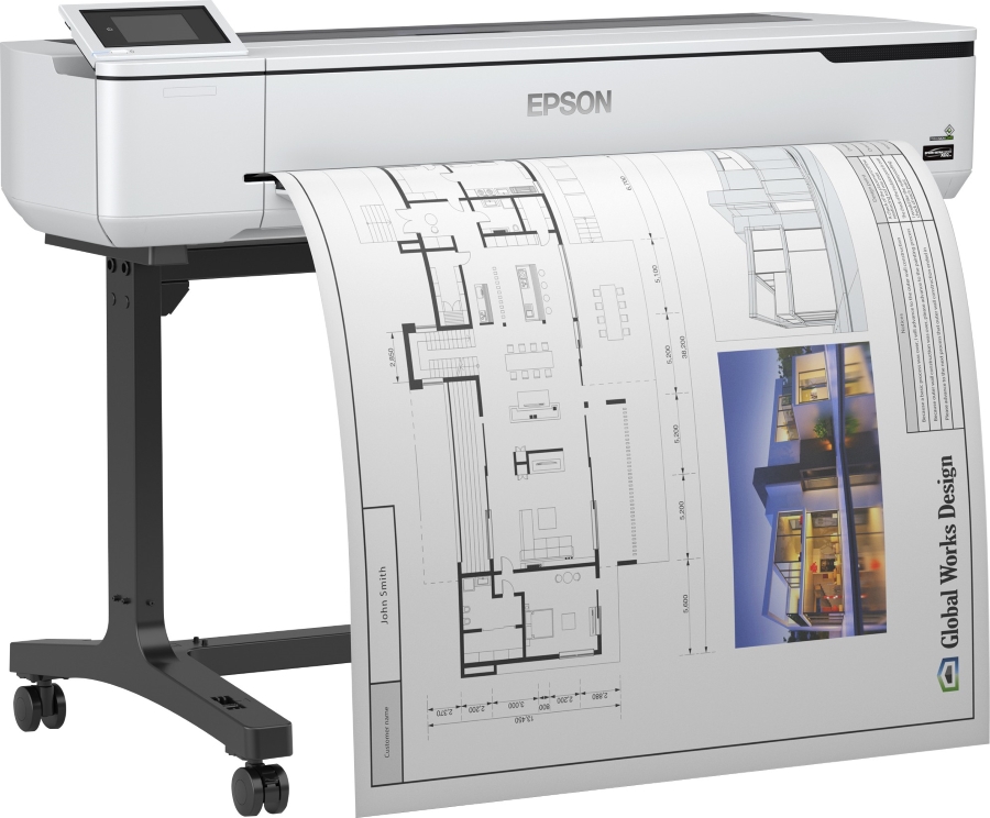 Принтер Epson SureColor SC-T5100 печать