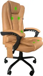 Кресло Cactus (бежевый/черный) (арт. CS-CHR-OC05M-BR)