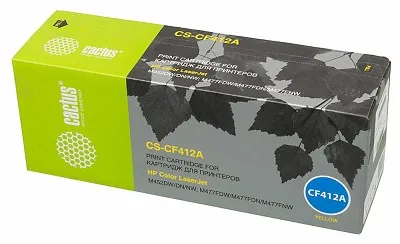 Картридж Cactus желтый (2300стр.) для HP (арт. CS-CF412A)