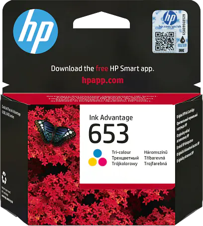 Струйный картридж HP 653 (трехцветный, 200 стр.) (арт. 3YM74A)