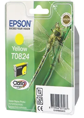 Картридж Epson T0824 Yellow (арт. C13T11244A10)