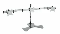 Кронштейн для трех мониторов Cactus черный 15″-24″ макс.8кг настольный наклон (арт. CS-VM-MP330S-BK)