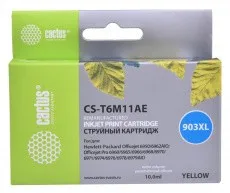 Картридж Cactus №903XL желтый (10мл) для HP (арт. CS-T6M11AE)