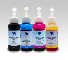 Чернила NV PRINT водорастворимые T6731 - T6734 для аппаратов Epson, комплект 4 цвета по 70 мл,