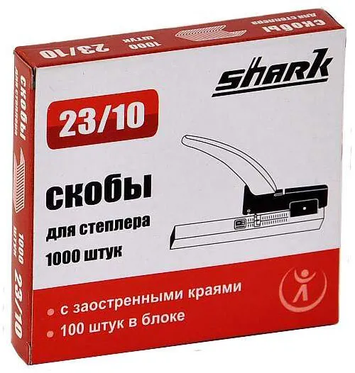 Скобы для степлера Реалист для Shark 23/10 (1000 шт.) (арт. 5760)