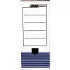 Переносной короб с крышкой Fellowes Bankers Box System 100 mm A4 синий  FastFold™, 100 x 315 x 260 мм (арт. FS-00265)