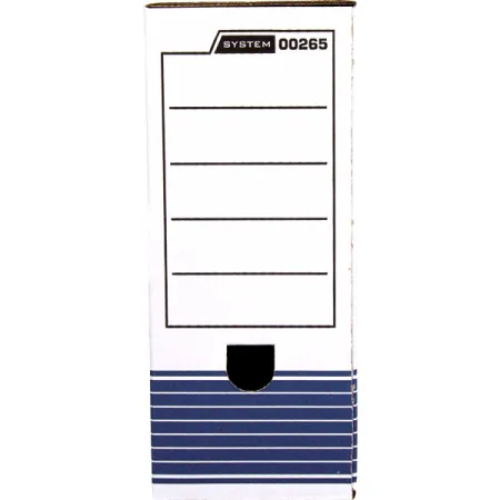 Переносной короб с крышкой Fellowes Bankers Box System 100 mm A4 синий  FastFold™, 100 x 315 x 260 мм (арт. FS-00265)