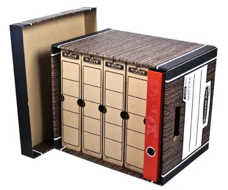 Архивный короб Fellowes Bankers Box Woodgrain сборка FastFold™, 325 x 285 x 385 мм (арт. FS-00610)