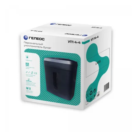 Уничтожитель документов ГЕЛЕОС УП 21-4 (арт. УП21-4)
