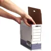 Переносной короб с крышкой Fellowes Bankers Box System 100 mm A4 синий  FastFold™, 100 x 315 x 260 мм (арт. FS-00265)