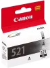 Оригинальный картридж Canon CLI-521 BK (чёрный, 9 мл.) (арт. 2933B004)