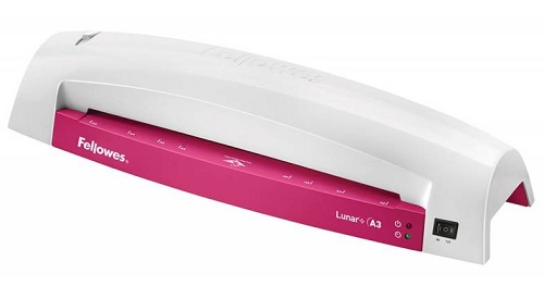 Пакетный ламинатор Fellowes Lunar+ A3 серый/фуксия (арт. FS-57425)