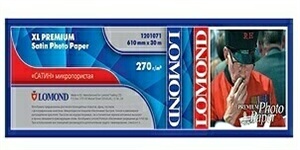 Фотобумага Lomond XL Premium Satin Photo Paper, 270 г/м2 (610 x 30 x 50,8) (арт. 1201071)