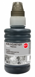 Чернила Cactus серый 100мл для Canon (арт. CS-I-CLI471GY)