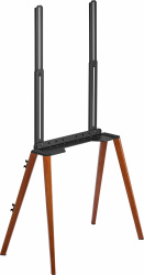 Подставка для телевизора Cactus черный/орех, 43-65″, макс. 40 кг, напольный (арт. CS-ST3644BKWN)