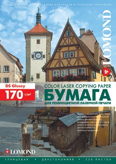 Фотобумага Lomond Фотобумага  170 г/м2, A3/250л. (арт. 0310231)