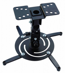 Кронштейн для проектора Cactus черный макс.21кг потолочный поворот и наклон (арт. CS-VM-PR04-BK)