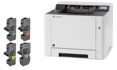 Цветной лазерный принтер Kyocera P5021cdw + TK-5220C/M/Y/K (арт. P5021cdw+TK-5220C/M/Y/K)