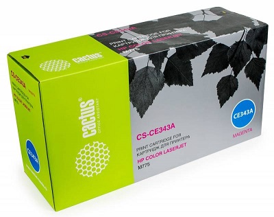 Картридж Cactus пурпурный (16000стр.) для HP (арт. CS-CE343AR)