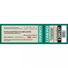 Бумага Lomond Бумага инженерная Lomond матовая Standart, 80 г/м2, 841мм х 17,5м х 76 мм (арт. 1209137)