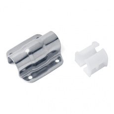 Хомут зажимной MRF 100 мм с нейлоновыми втулками для трубы 27 мм, оцинк. сталь (арт. 203020113)