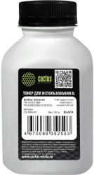 Тонер Cactus (черный, 50 г) (арт. CS-TBR-50)