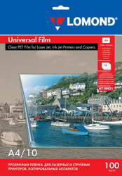 Мультиуниверсальная пленка Lomond PE Universal Film, А4, 100 мкм, 10 л. (арт. 0710421)