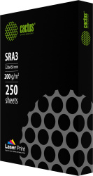 Бумага Cactus (SRA3, 200г/м2, белый, 250л., CIE 170%) (арт. CS-LPSRA3200250)