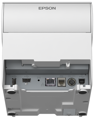 Чековый принтер Epson TM-T88VII (151): USB, Ethernet, Fixed Interface, PS, White (арт. C31CJ57151)