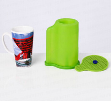 Силиконовая форма Bulros для больших и маленьких конических кружек (арт. TP-P-sil-form-all-cup-01)