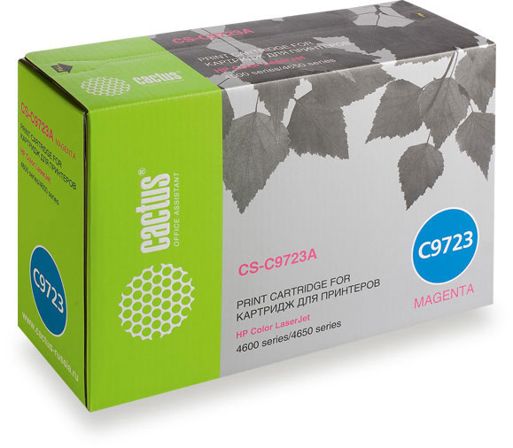 Картридж Cactus Тонер Картридж CS-C9723A пурпурный для HP (8000стр.) (арт. CS-C9723AR)