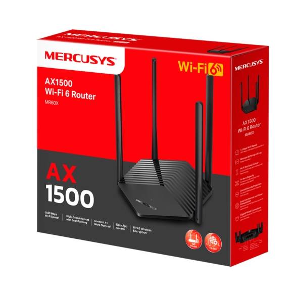 Маршрутизатор Mercusys MR60X (арт. MR60X)