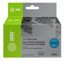 Картридж Cactus №907XL черный (56.6мл) для HP (арт. CS-T6M19AE)