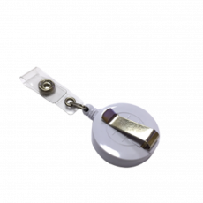 Держатель для бейджа / пропуска Office Kit с рулеткой, белый 50 шт (арт. MLA50020)