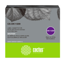 Картридж ленточный Cactus черный (арт. CS-DK11209)