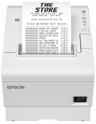 Чековый принтер Epson Epson TM-T88VII (131): USB, Ethernet, PoweredUSB, White (арт. C31CJ57131)