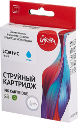 Струйный картридж Sakura Printing LC3619C (голубой, 1500 стр.) (арт. SILC3619CXL)