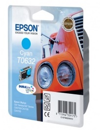 Картридж Epson T0632 Cyan (арт. C13T06324A10)