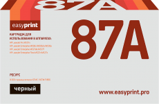 Лазерный картридж EasyPrint CF287A (арт. LH-87A)