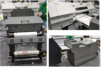 Комплекс печати на ткани Oric принтер 73см/сушка 60 см, i3200*4шт, Flexi, удл.сушка-конвейер (арт. OricDTF/SB/3200/4)