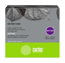 Картридж ленточный Cactus черный (арт. CS-DK11202)