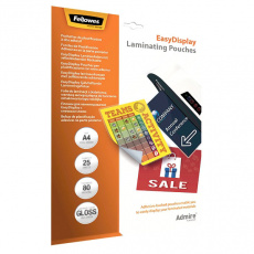 Пленка для ламинирования Fellowes EasyDisplay с клеевым слоем, А4 Admire, 80 мкм, 25 шт (арт. FS-56017)
