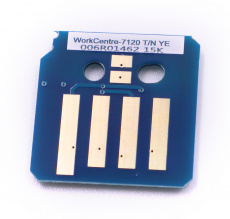 Чип Булат для Xerox WorkCentre 7120 / 7125 006R01462 Yellow (15k) (арт. EURXWC7120040)