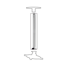 Штанга OMB 900-1700 для MONOPROJECTOR 100 (silver) (арт. 26083)