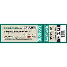 Бумага Lomond Бумага инженерная Lomond матовая Standart, 620 х 76 мм, 80 г/м2, 175 метров (арт. 1209131)