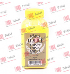 Тонер Булат для Konica Minolta, банка 140г Y БУЛАТ s-Line (арт. EAKM000C25040)