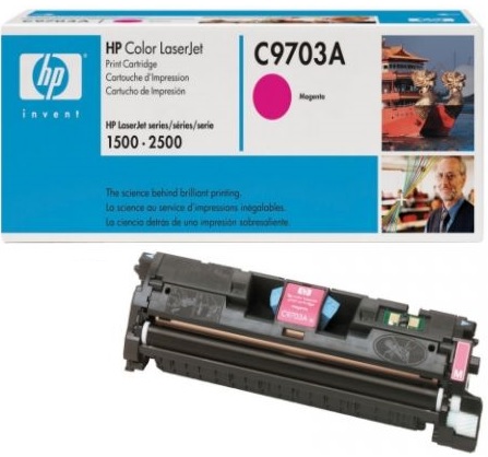Картридж HP C9703A пурпурный для HP Color Laser Jet 2500 / 1500. Ресурс 4000 стр. (арт. C9703A)