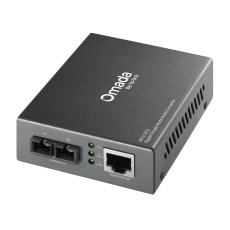 Конвертер/ 1000Mbps RJ45 to 1000Mbps single-mode SC fiber Converter, Full-duplex,up to 15Km, switchi