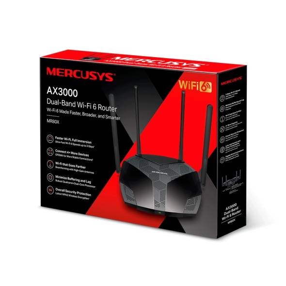 Маршрутизатор Mercusys MR80X (арт. MR80X)